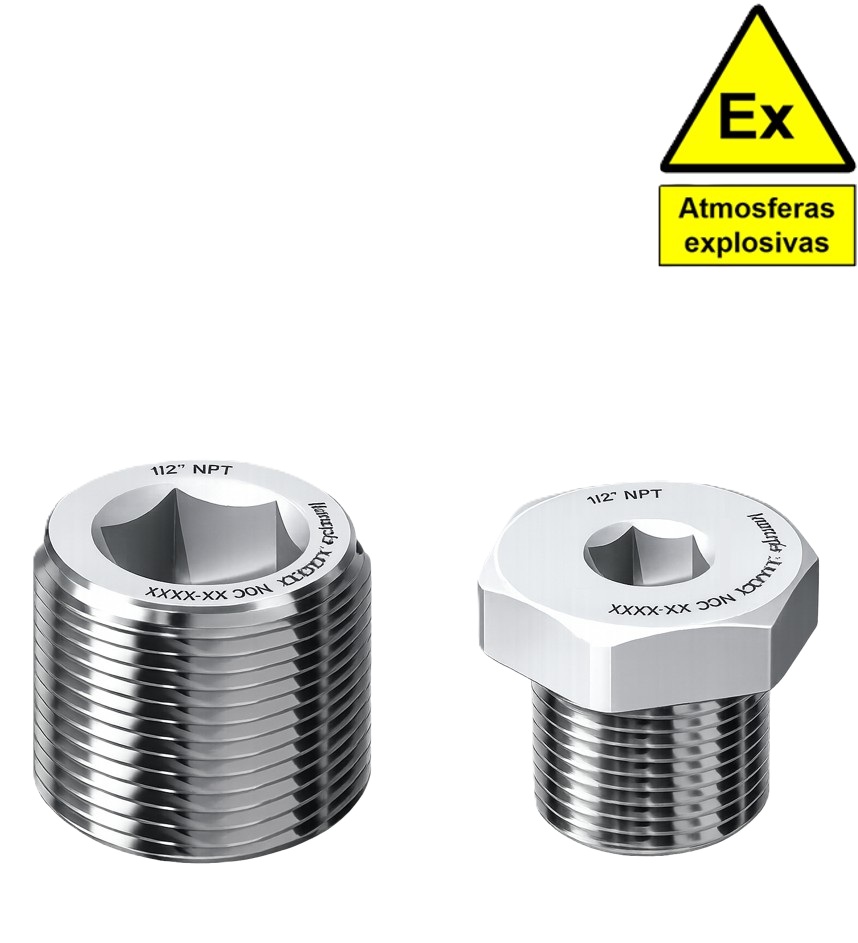 Bujão sem cabeça e Selador Ex