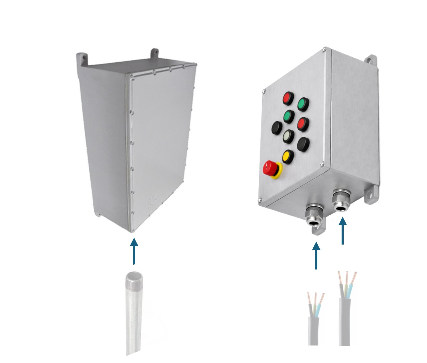 Aplicação da caixa de passagem CDW