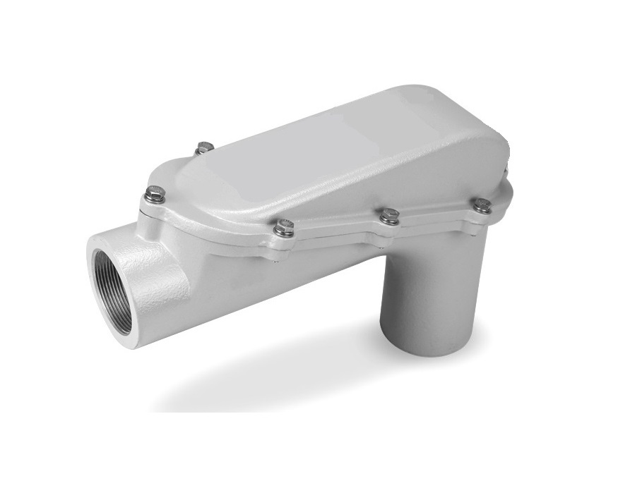 Cotovelo com tampa para área de atmosfera explosiva ou instalação pesada (TGVP)