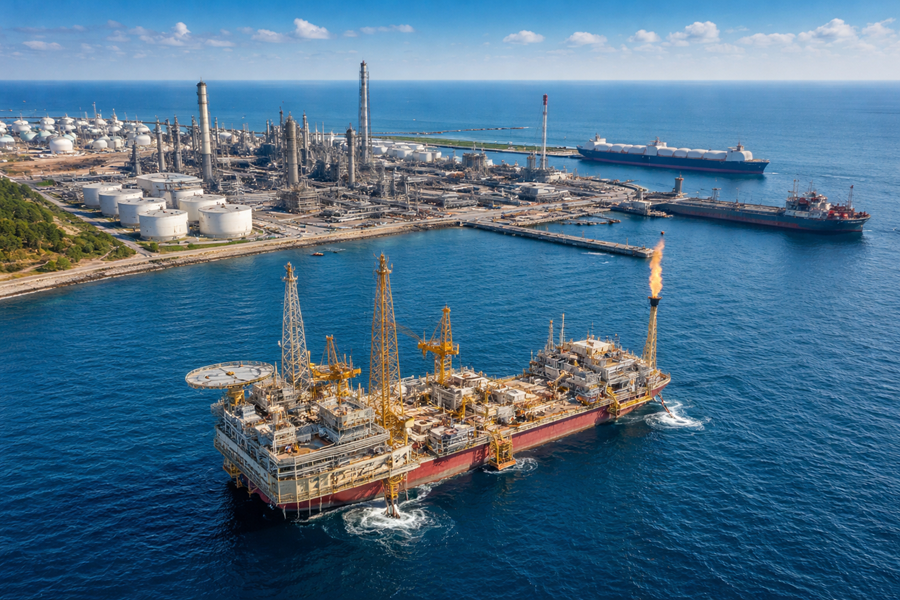 Setor óleo e gás offshore e onshore